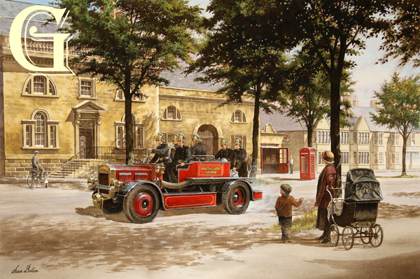 Sean Bolan, Limited edition print, Christmas Deliveries, Moreton in Marsh
