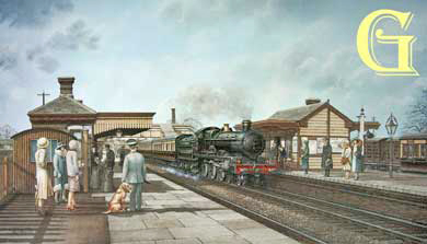 Sean Bolan, Limited edition print, The Arrival, Moreton in Marsh