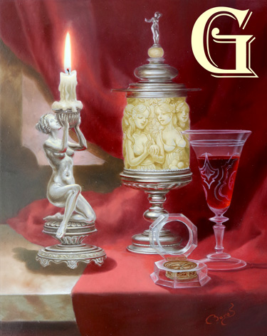 GYULA BOROS original oil painting . STILL LIFE