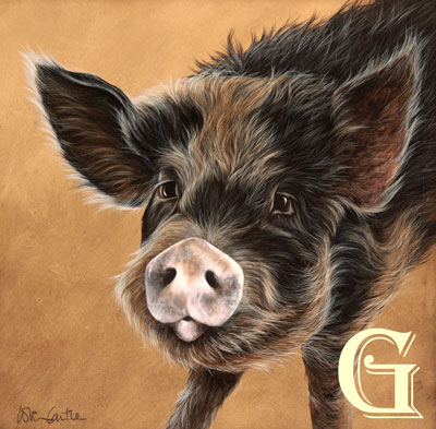 CASTLE ORIGINAL PAINTING, KUNE KUNE KUTE