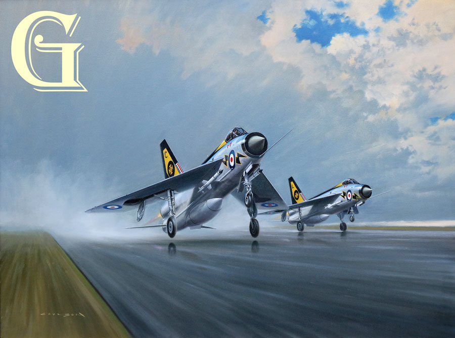 GERALD COULSON, ORIGINAL PAINTING, THUNDER AND LIGHTNINGS