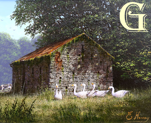 EDWARD HERSEY original painting, ON PATROL