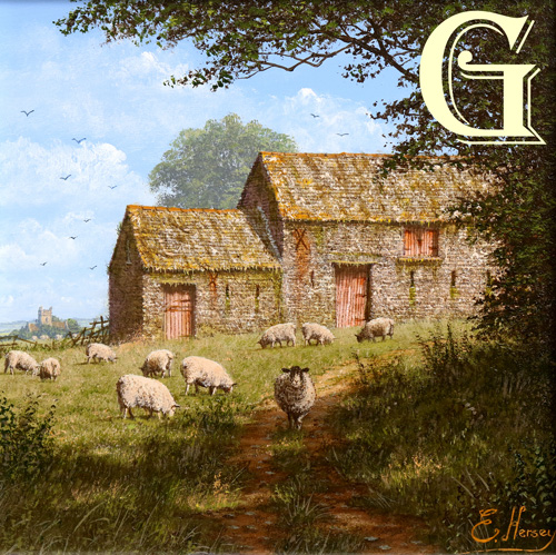 EDWARD HERSEY original painting, ARE YOU LOOKING AT ME