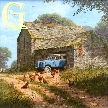 EDWARD HERSEY original painting, READY TO GO