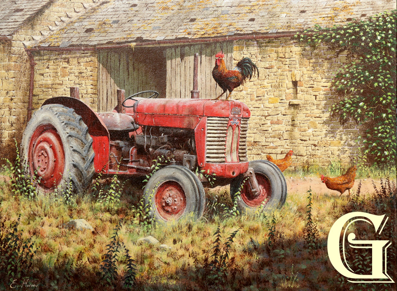 EDWARD HERSEY original painting, THE OLD MASSEY '65
