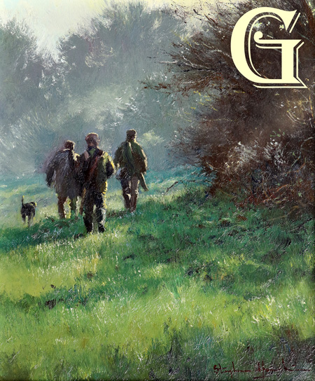 Stephen Hawkins oil painting ,  A SUNNY DAY