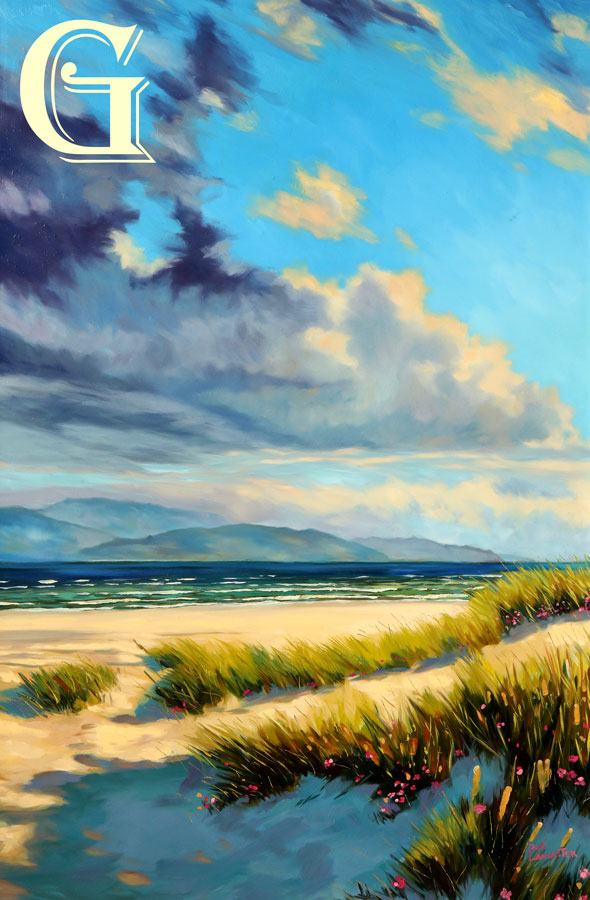 ORIGINAL PAINTING, PAUL LANCASTER, ON SILVER SANDS