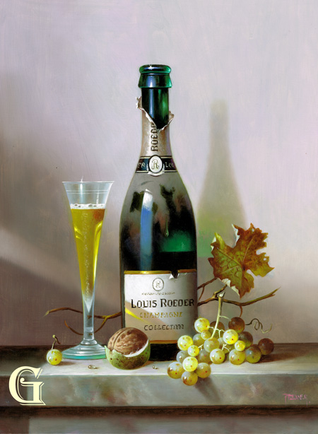 ORIGINAL OIL PAINTING BY ZOLTAN PREINER, ROEDERER