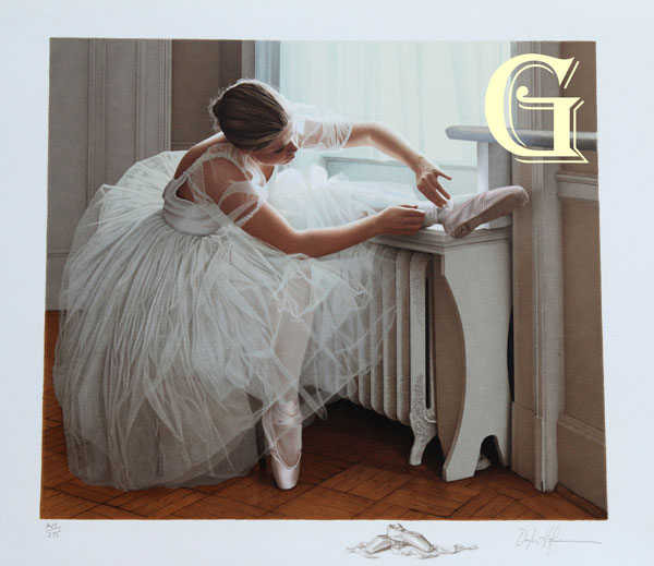 douglas hofmann, limited edition print, ballet, ballerina