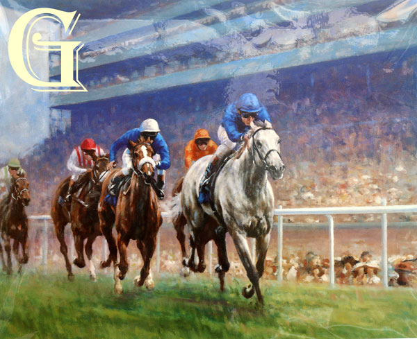 graham isom, diamond stakes ascot 1999, limited edition print,