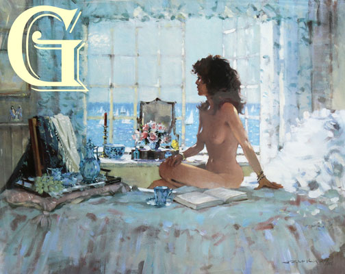 ROBERT KING, SUMMER MORNING, limited edition print,