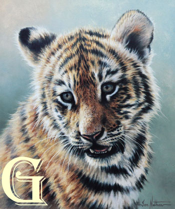 IAN NATHAN, LIMITED EDITION PRINT, TIGER CUB, PRINT