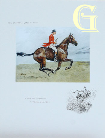 AFTER SNAFFLES, PRINT, SPARROW CATCHIN SORT