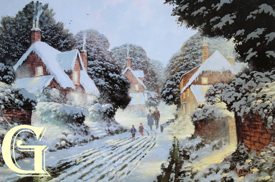 RICHARD TELFORD, EVENING LIGHT, LIMITED EDITION PRINT,