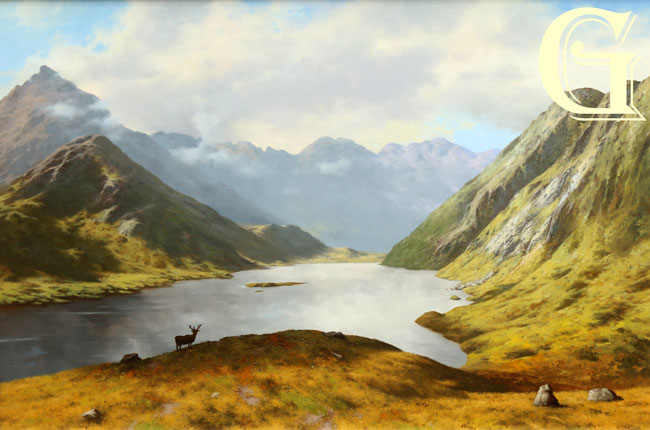 Howard Shingler, original oil painting, THE CUILLINS AND LOCH CORUISK