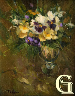 FROM MY GARDEN an original oil painting by Yvonne Tocher