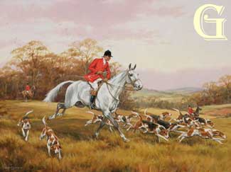 Glynn Williams, original painting, To the Next Draw 1