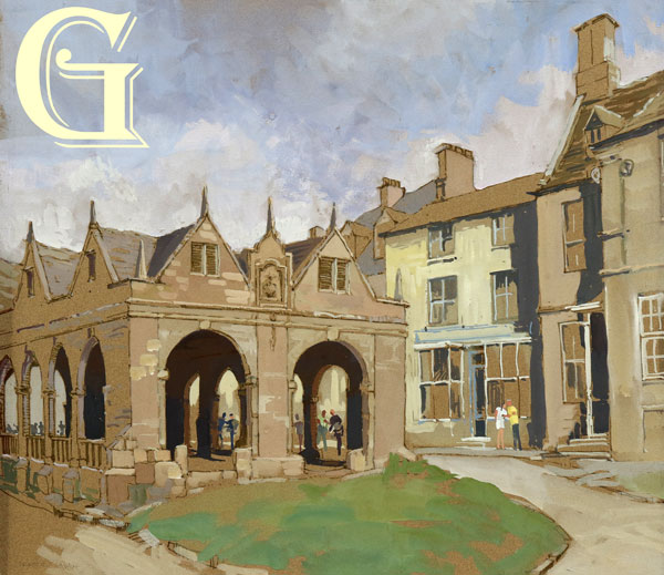 ERNEST SAVAGE,  ORIGINAL PAINTING, CHIPPING CAMPDEN