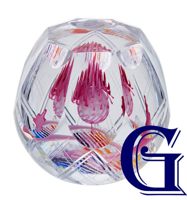 CAITHNESS GLASS PAPERWEIGHT LIMITED PRIDE