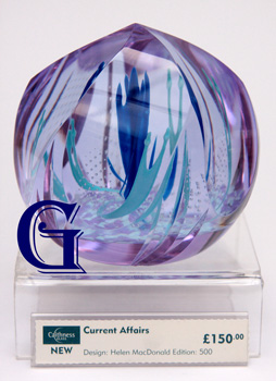 CURRENT AFFAIRS, Caithness Glass paperweight