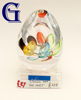 Caithness Glass paperweight diamond era the host