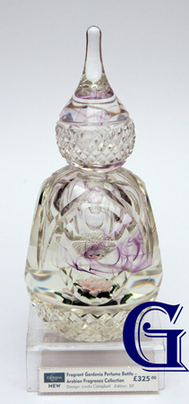 FRAGRANT GARDENIA PERFUME BOTTLE, CAITHNESS GLASS