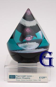 QUEEN CLEOPATRA, Caithness Glass paperweight