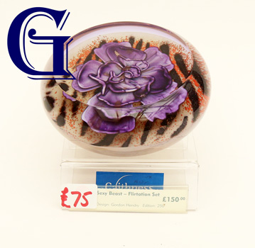 Caithness Glass paperweight sexy beast flirtation