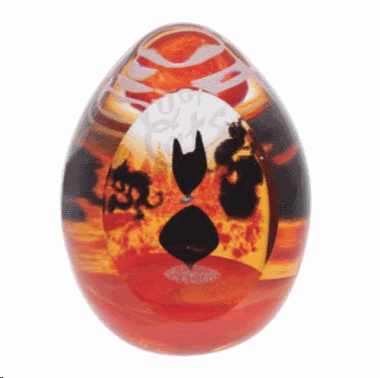 CAITHNESS GLASS PAPERWEIGHT FELINE FRIENDS COLLECTION COOL CATS