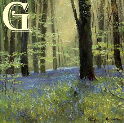 Stephen Hawkins oil painting, A SUNNY DAY