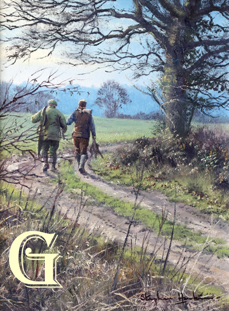 Stephen Hawkins oil painting , "NOT BEEN A BAD DAY!"