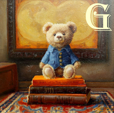 AMANDA JACKSON original painting, THE SLEUTH