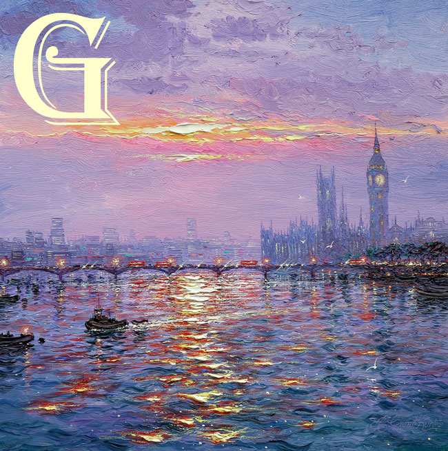 Andrew Grant Kurtis, original oil painting, MOONLIGHT VENICE